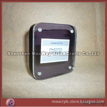 Magnetic Counter Oblong Ingenious Transparent AcrylicPrints/Picture/Photo/Card Holder/Frame/Stand